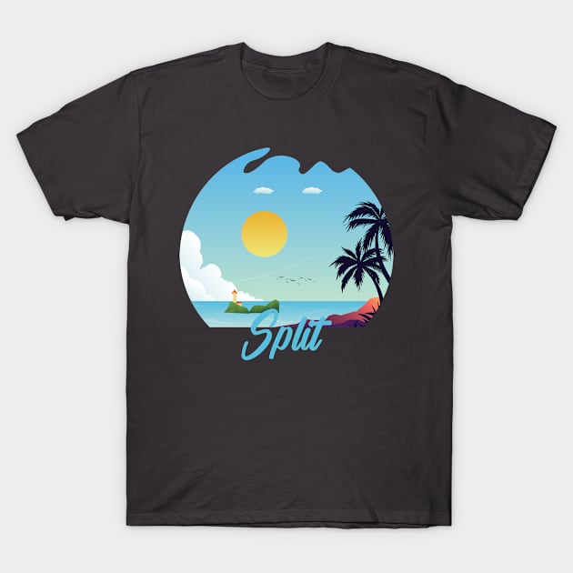 No place like Split T-Shirt by ArtMomentum